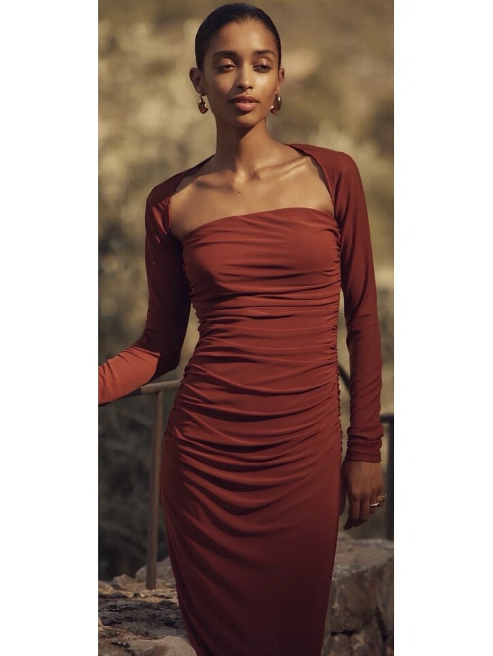 Sovere Myriad Bolero Dress Size Small Ruched $300